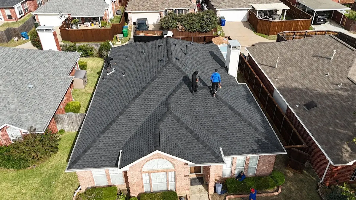 Commercial Roofing work in progress on a Ormond Beach property